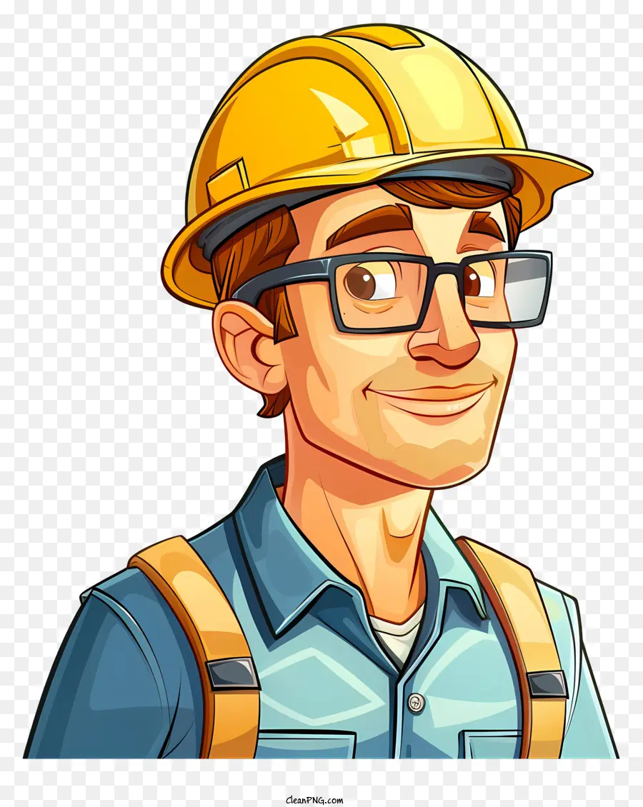 Ingeniero De Dibujos Animados，Sitio De Construcción PNG