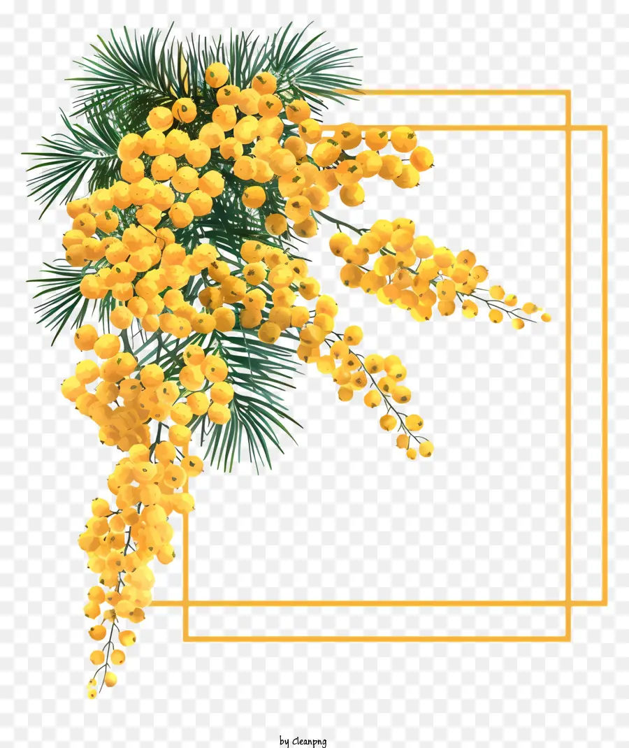 Ramo，Golden Flores PNG