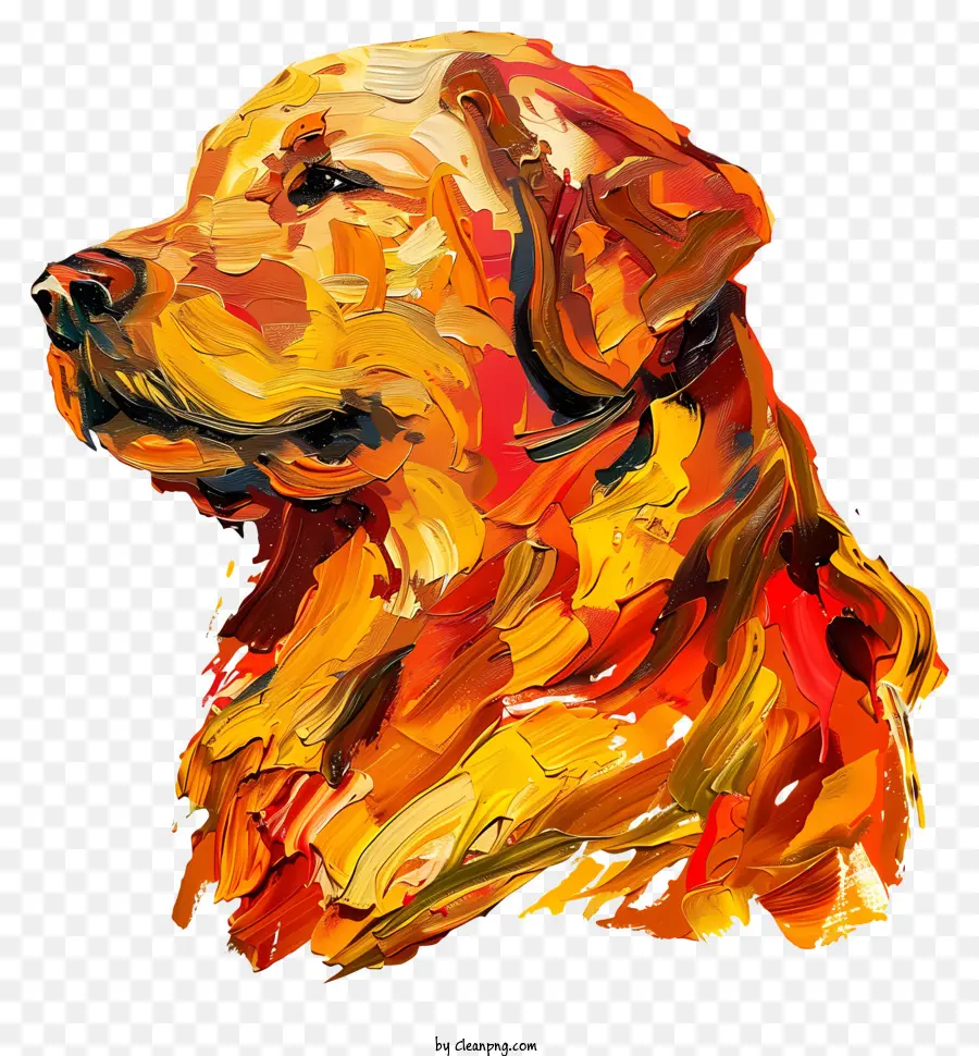 Perro Perdiguero De Oro，Perro Colorido PNG