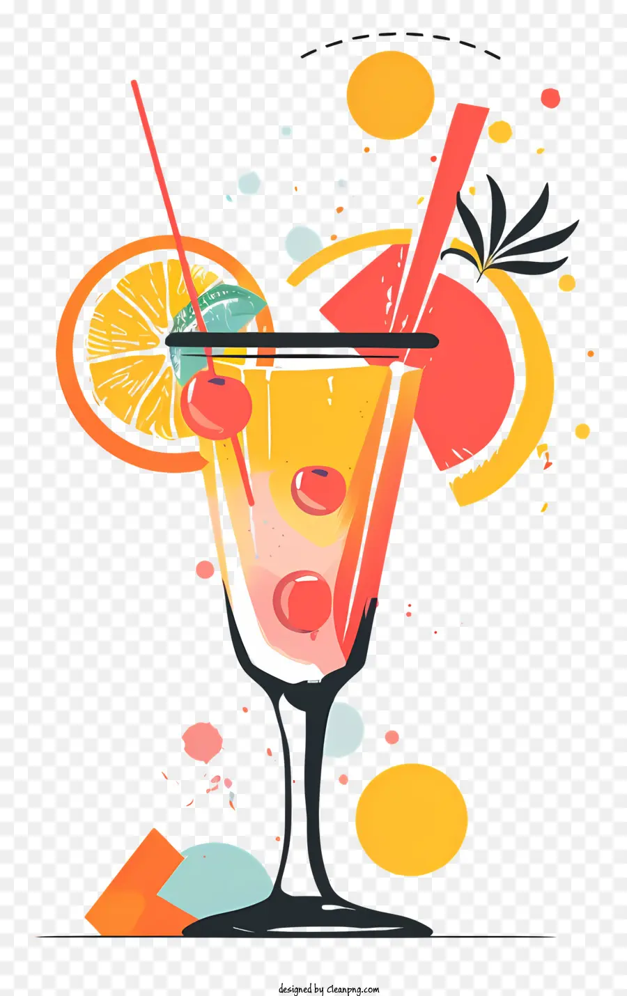 Día De Cóctel，Fruit Cocktail PNG