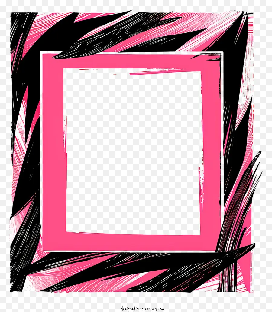 Marco Rectangular，Rosa PNG