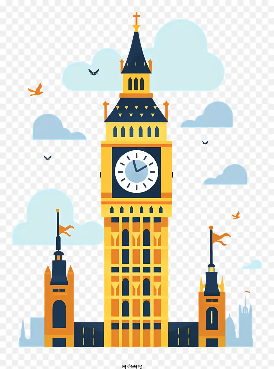 El Big Ben，Torre Del Reloj PNG