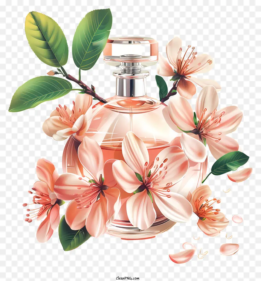 Día De Fragancia，Perfume Floral Rosa PNG