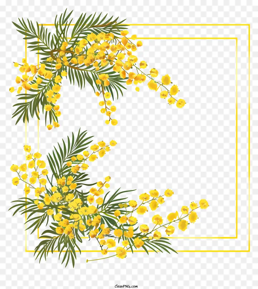 Flores Amarillas，Ramo PNG