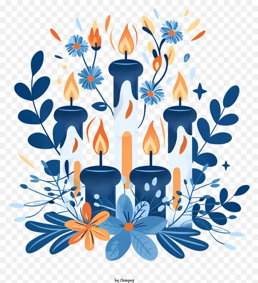 Velas De Navidad，Velas PNG