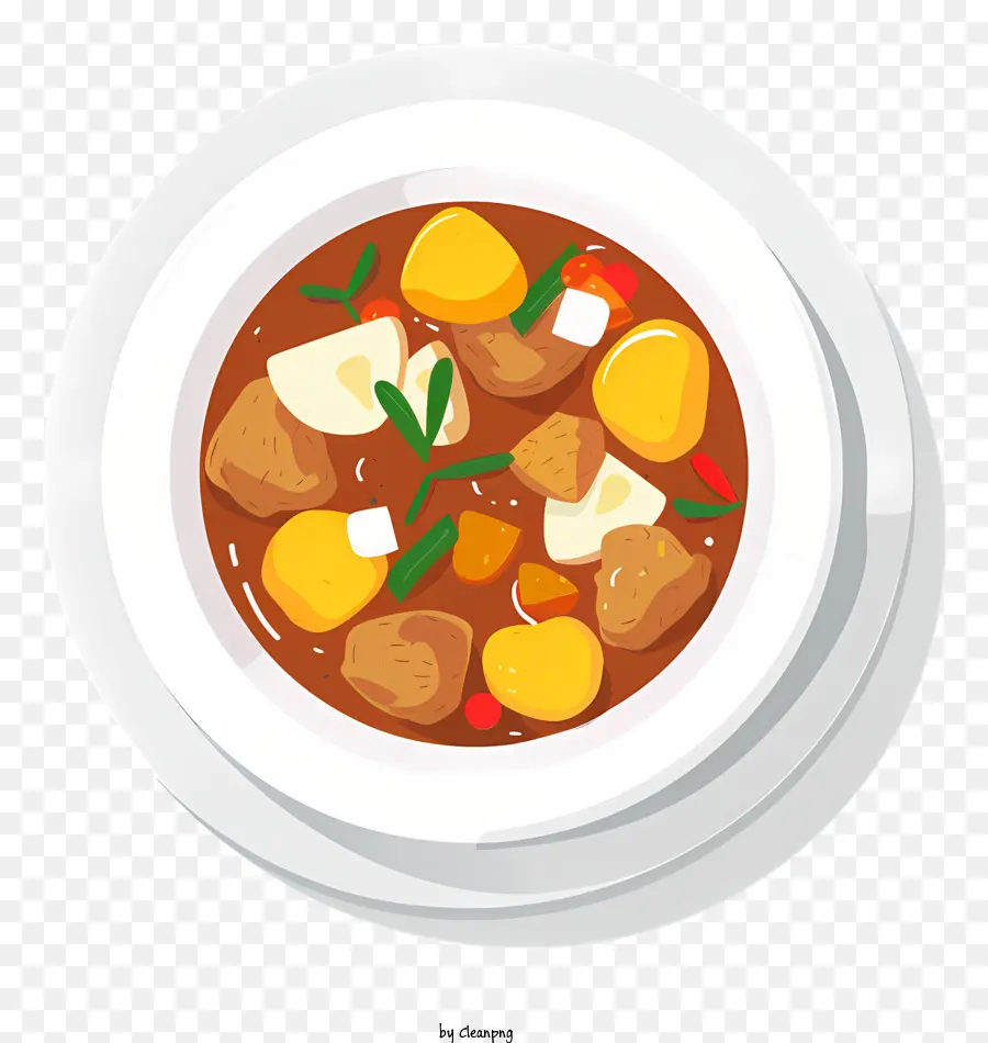 Massaman Curry，Estofado De Pollo PNG