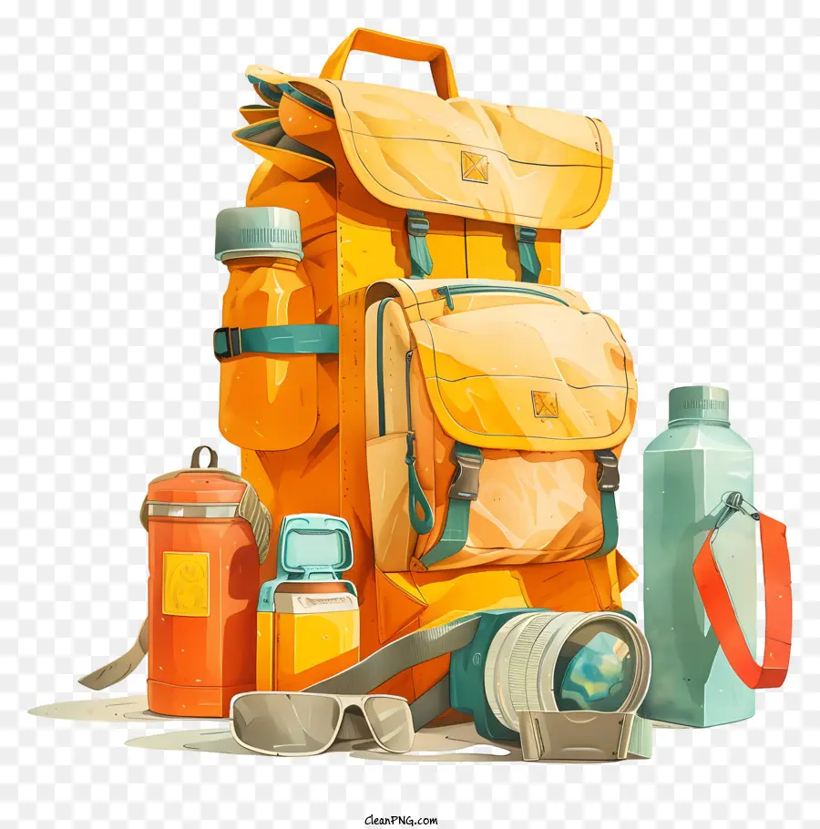 Mochila De Camping，Mochila PNG