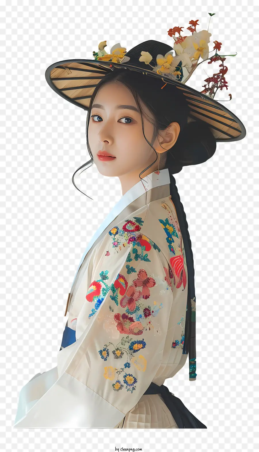 Iu，Atuendo Coreano Tradicional PNG