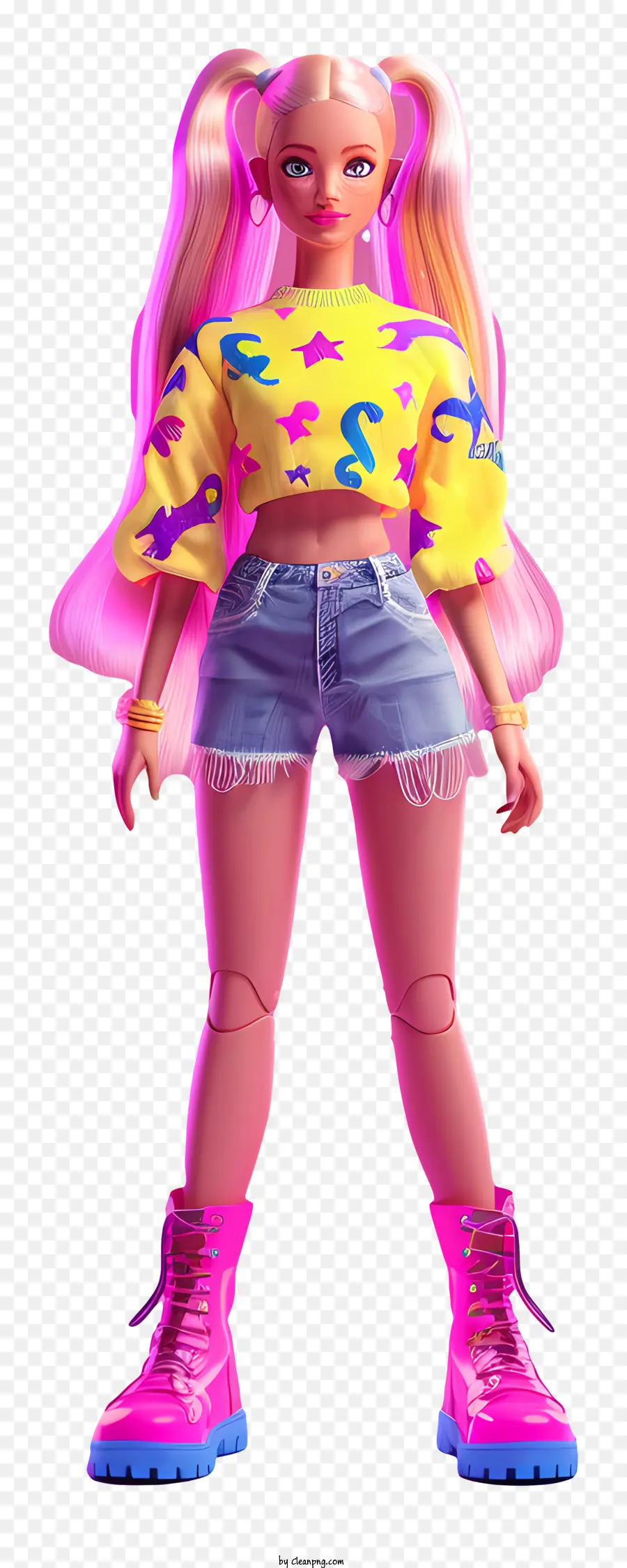 Barbie，Muñeca De Moda Colorida PNG