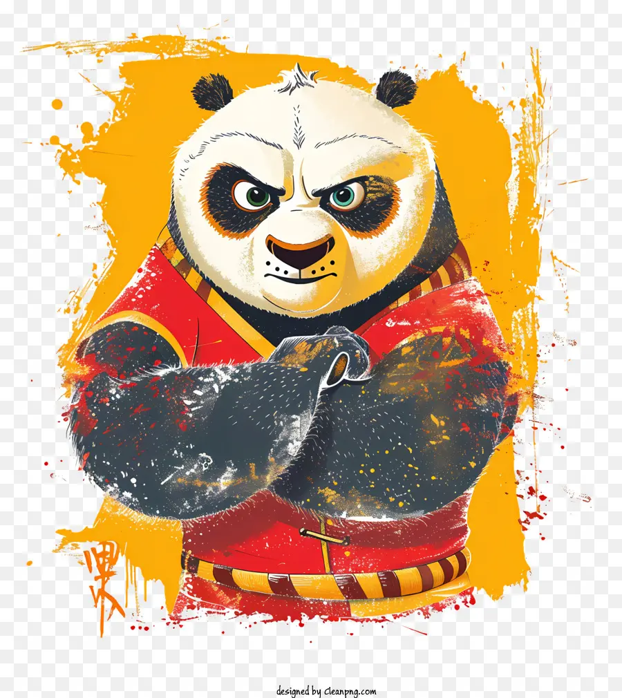 Kung Fu Panda，De Dibujos Animados Panda PNG