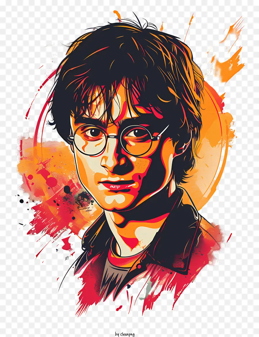 Harry Potter，Pintura Digital PNG