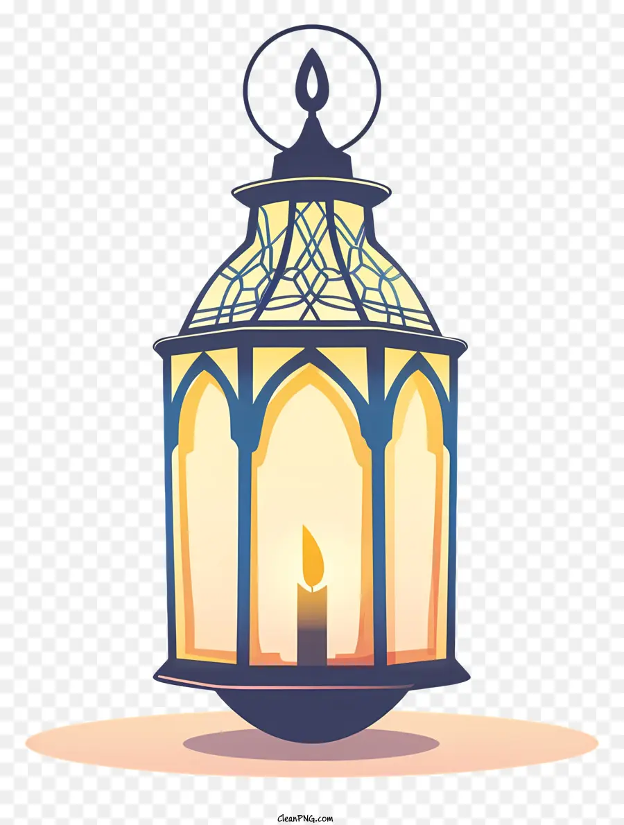 Musulmán Lantern，Lámpara De Cristal De PNG