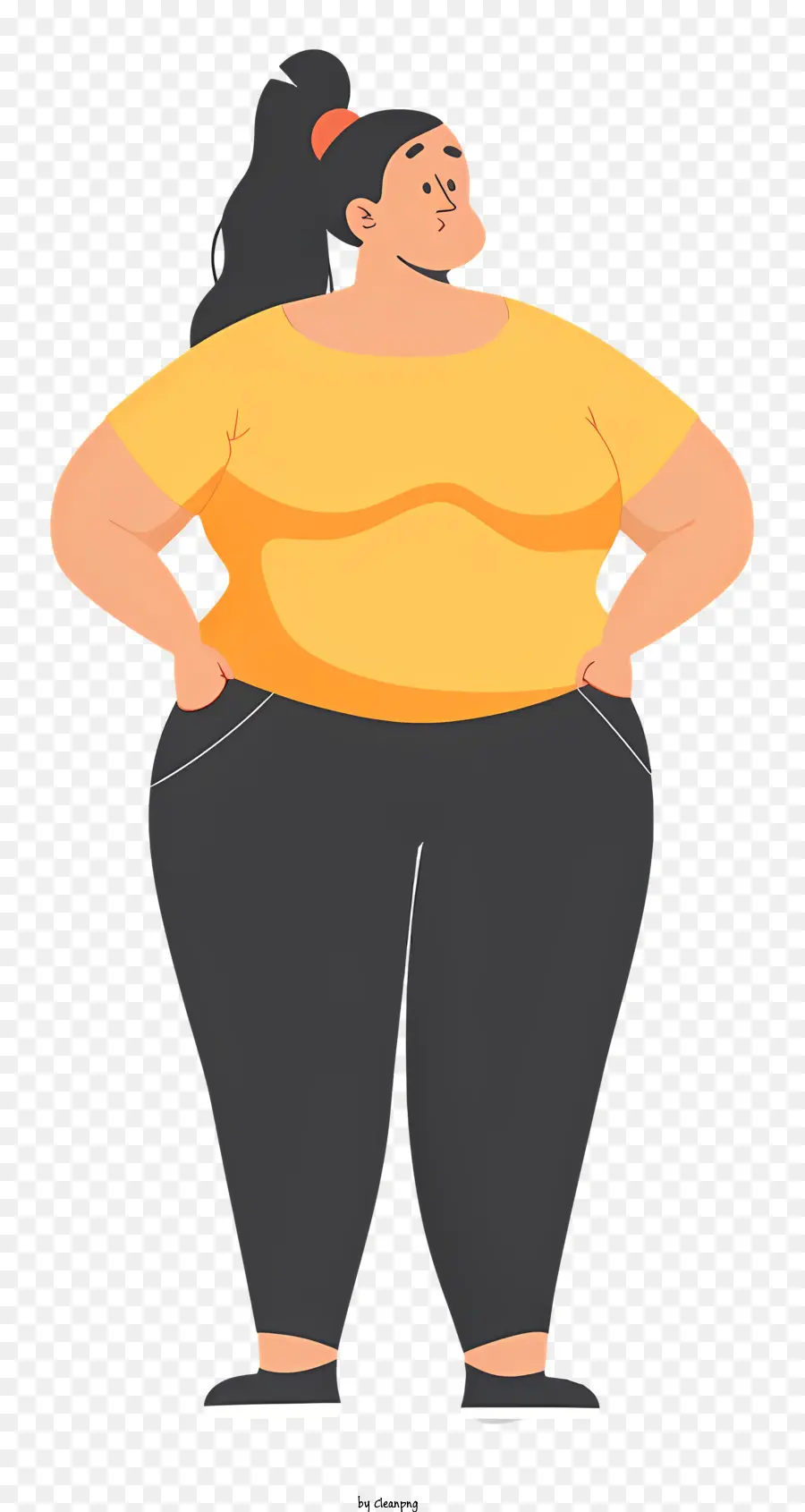Caricatura De Mujer Obesidad，Mujer PNG