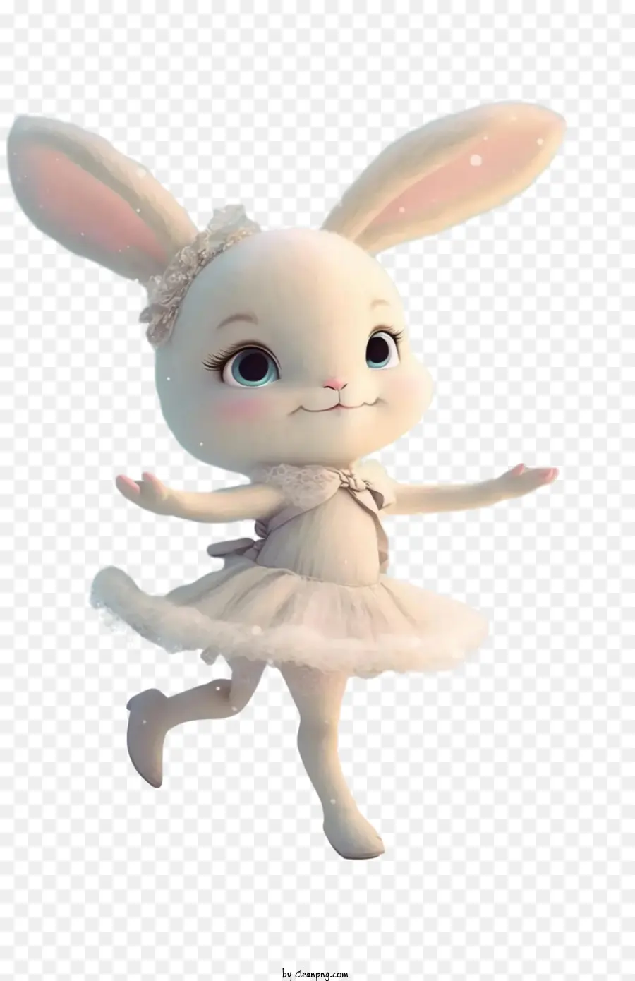 Cartoon Rabbit，Lindo Conejo PNG