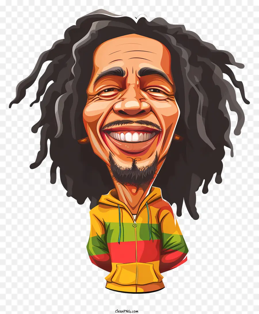 Bob Marley，Sonriendo PNG