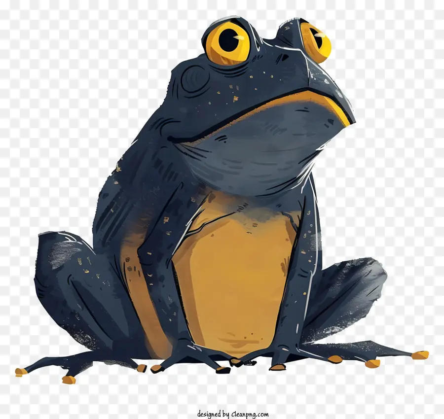 Cartoon Frog，Rana PNG