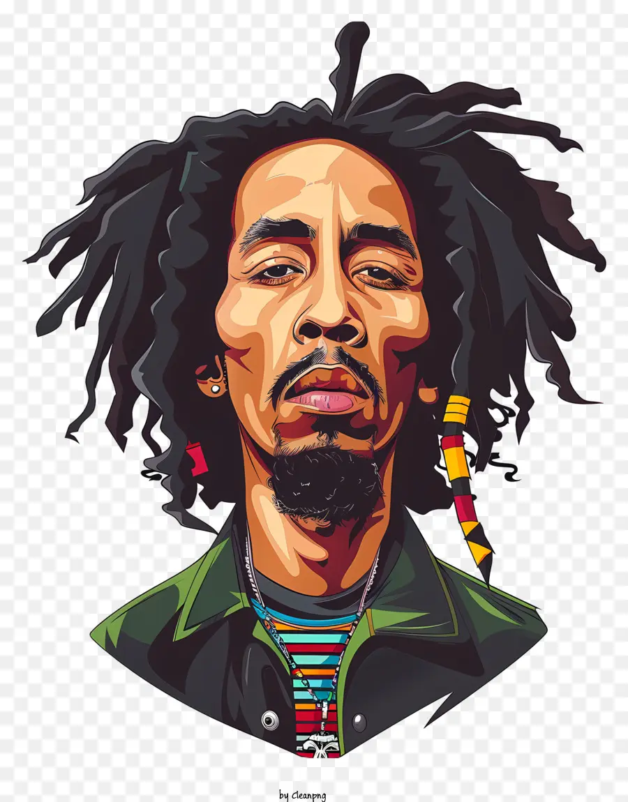 Bob Marley，Caricatura PNG