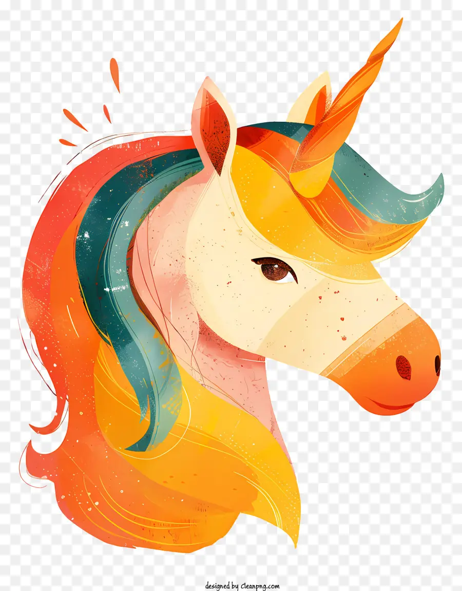 Unicornio，Colorido PNG