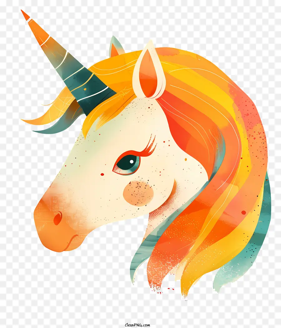 Unicornio，Los Colores Brillantes PNG