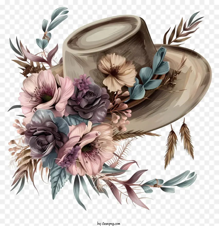 Boho，Sombrero Vintage PNG