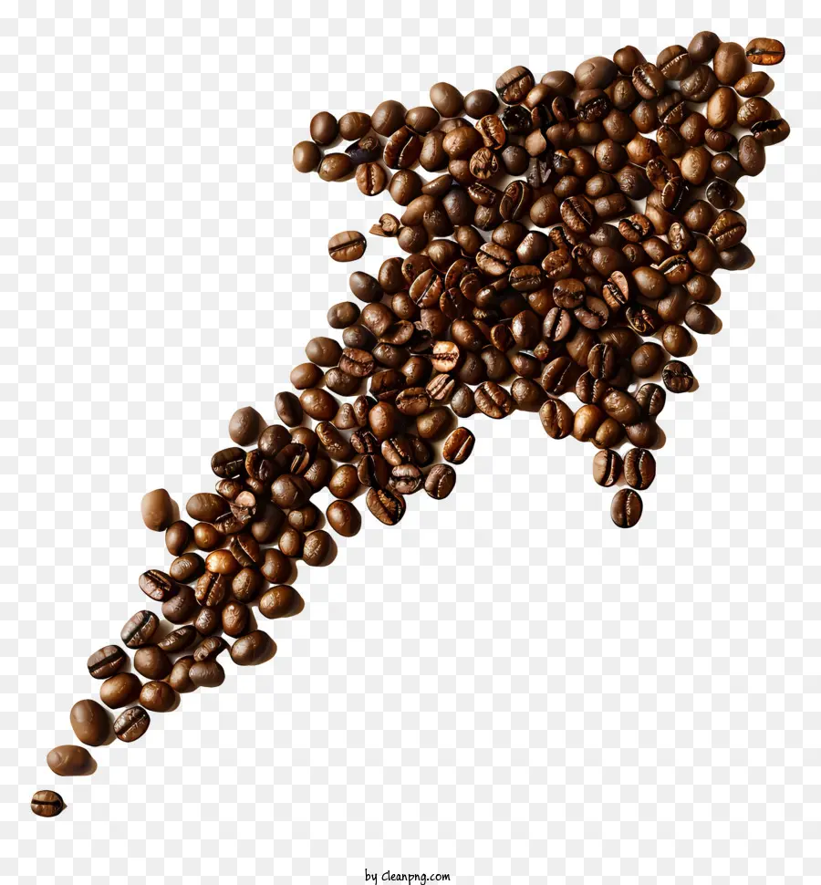 Flecha De Granos De Café，Los Granos De Café PNG