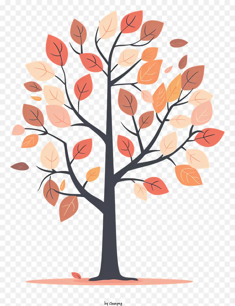 árbol De Otoño，Dibujos Animados De árbol PNG