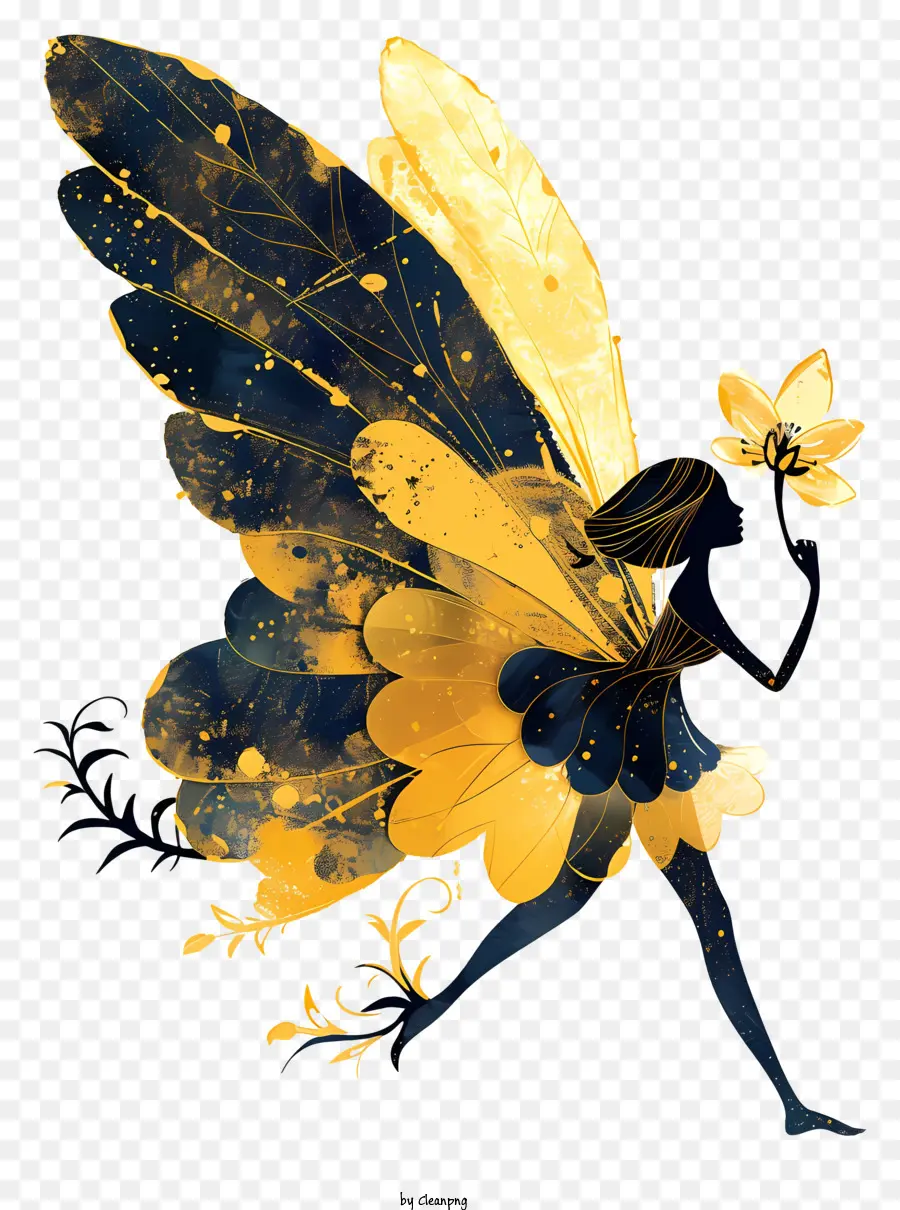 Flower Fairy，Hada Ilustración PNG