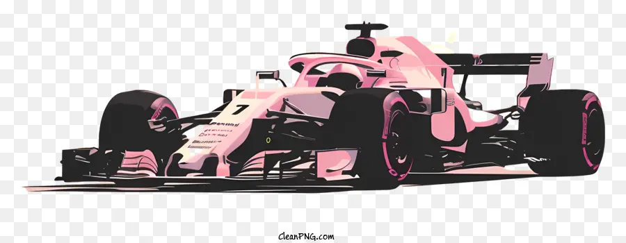 Coche De Fórmula 1，Coche De Carreras Rosa PNG