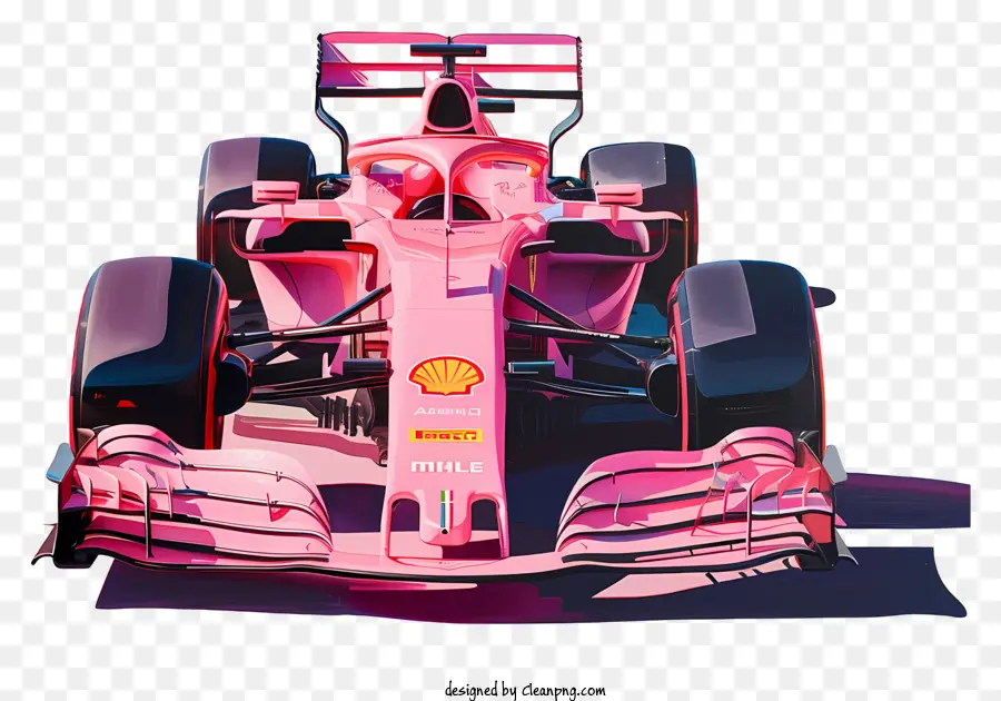 Coche De Fórmula 1，Coche De Carreras Rosa PNG