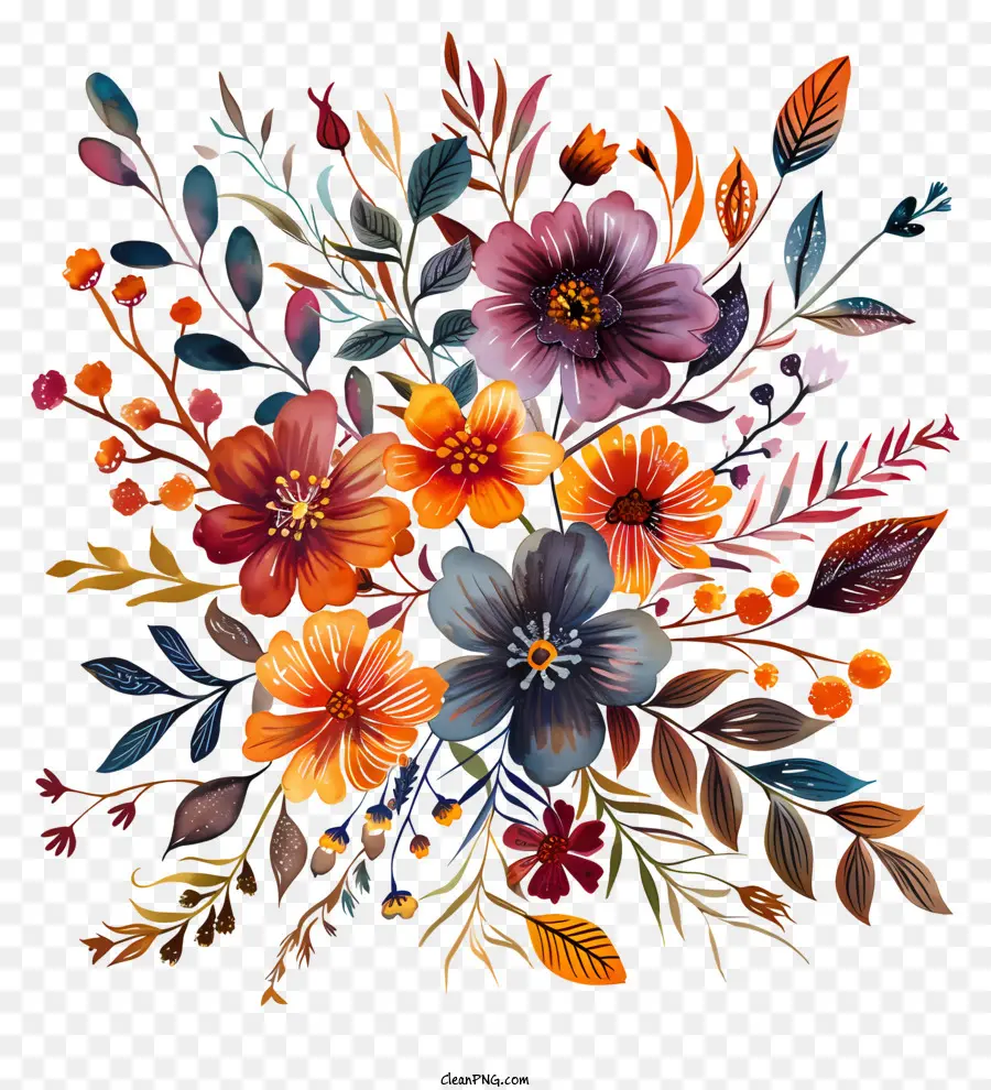 Boho，Arreglo Floral PNG