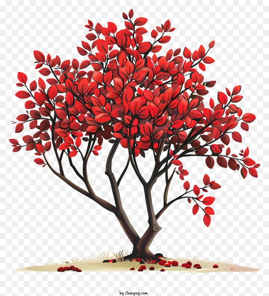 árbol De Otoño，árbol Floreciente PNG