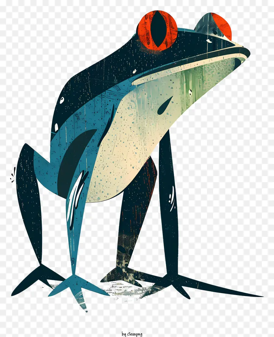 Cartoon Frog，Rana PNG