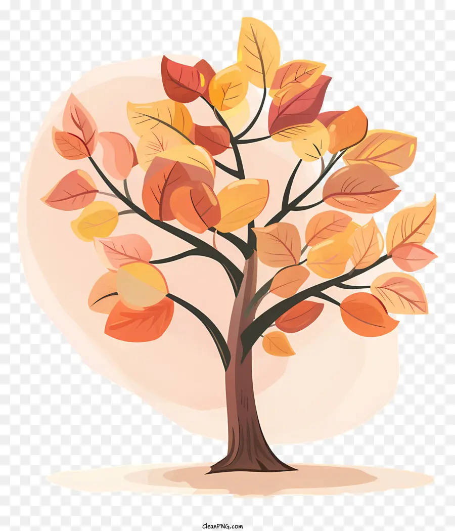 árbol De Otoño，Hojas PNG