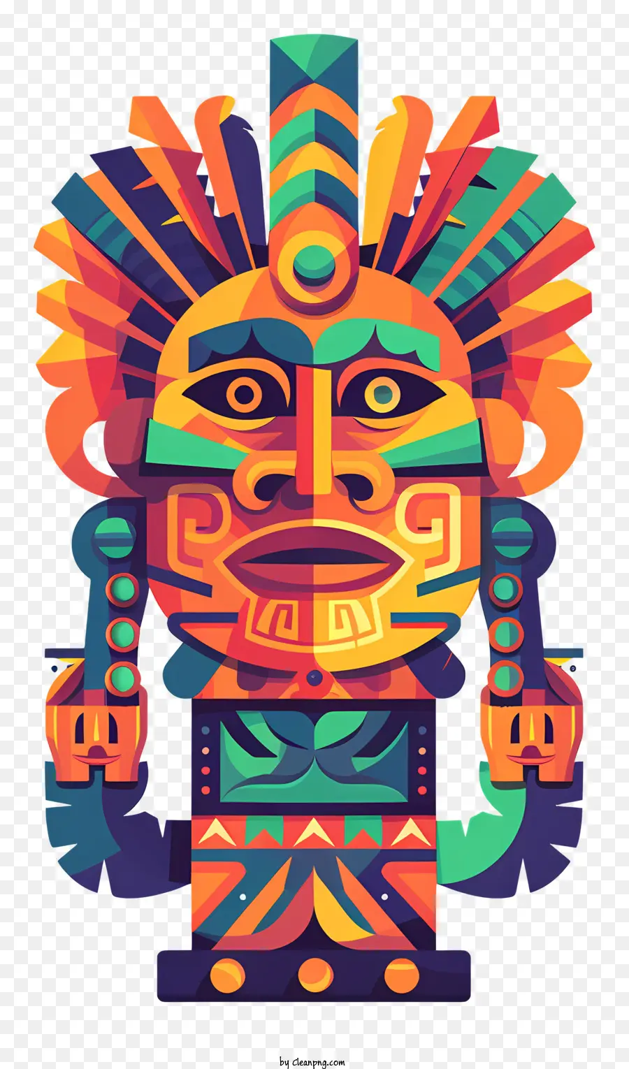 La Civilización Quimbaya，Deidad Maya PNG