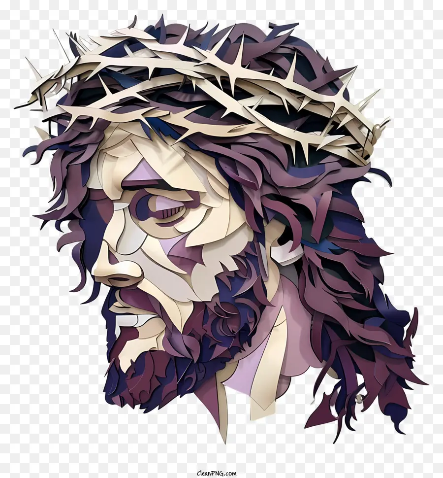 Jesús，La Corona De Espinas PNG