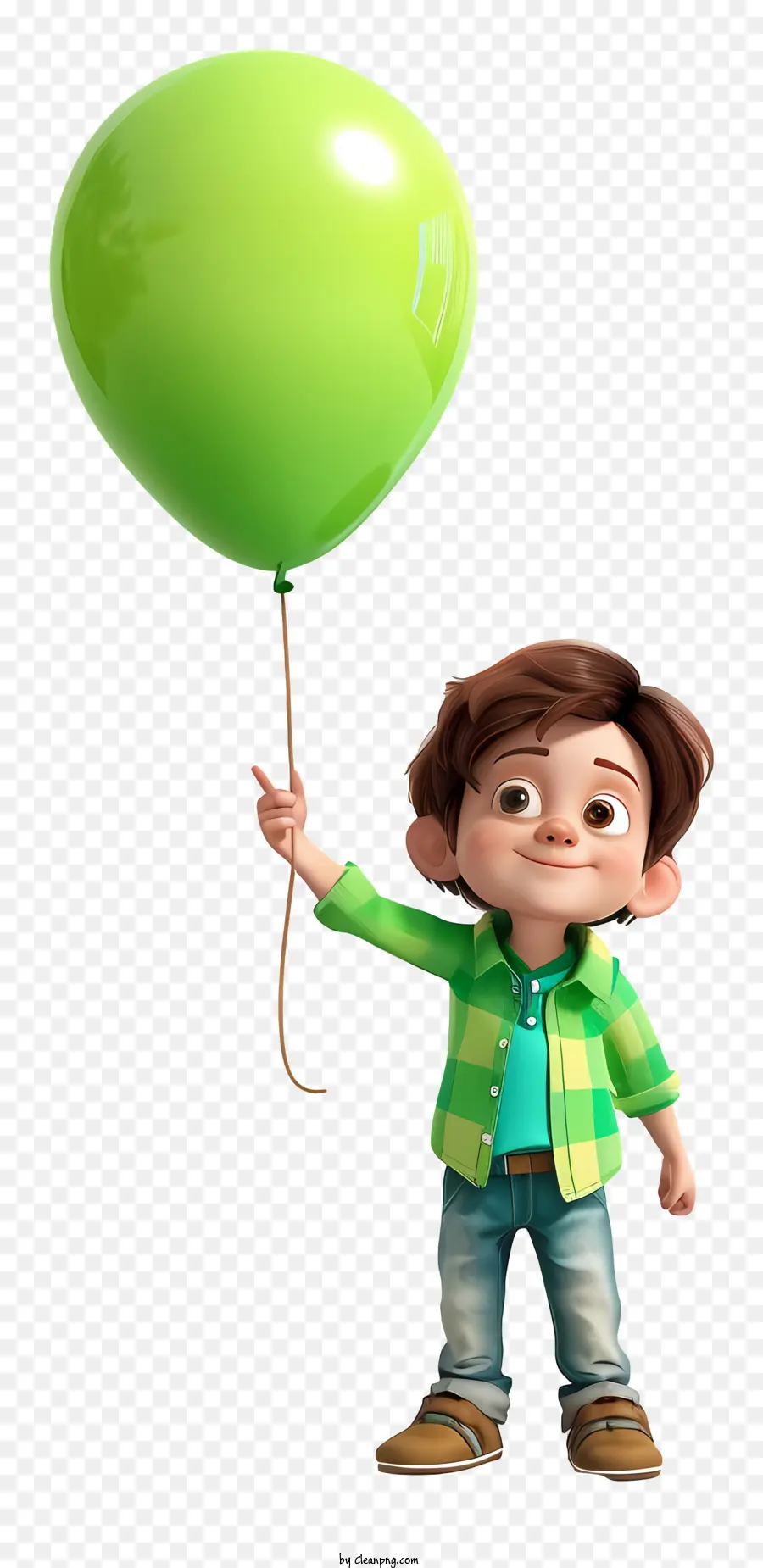 Chico Sosteniendo Un Globo，Chico Joven PNG