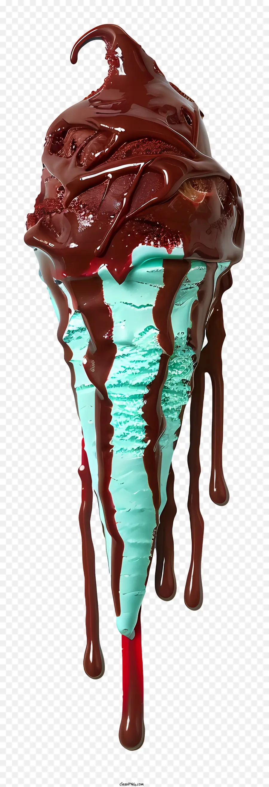 Helado，El Helado De Chocolate PNG