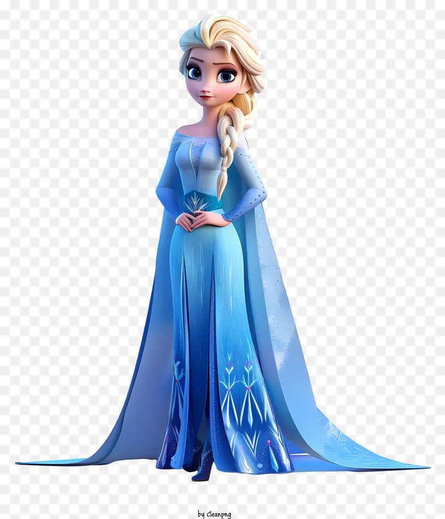 Princesa De Elsa Congelada，Personaje Femenino PNG