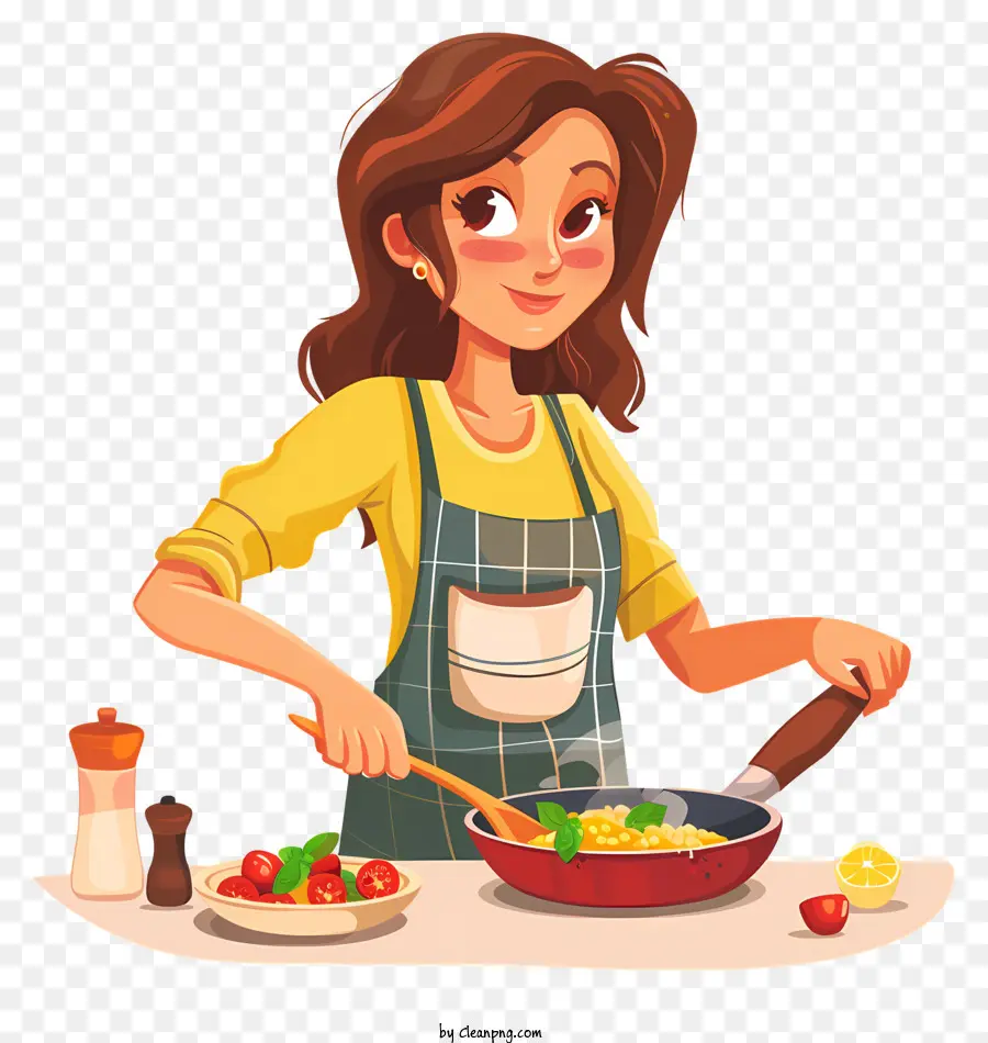 Cocina Mujer Dibujos Animados，La Cocina PNG
