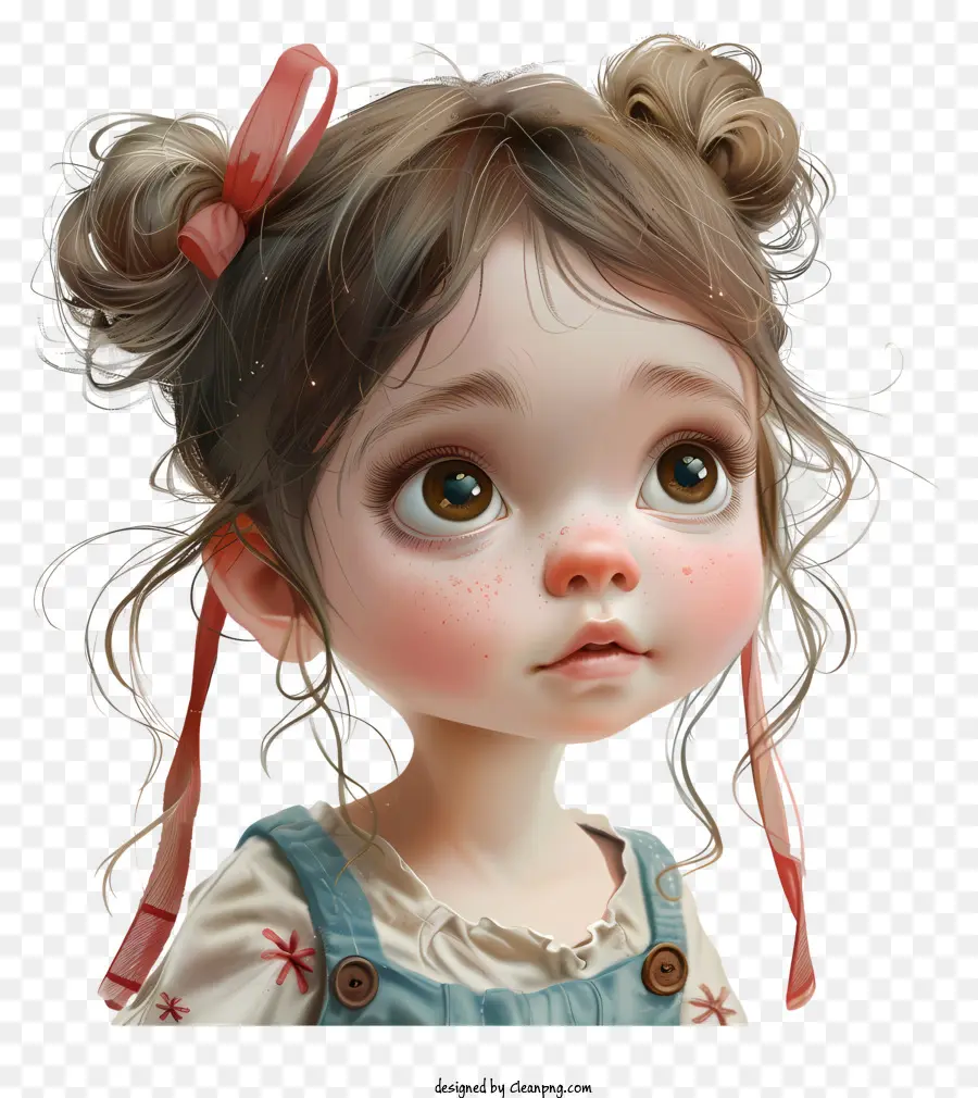 Bebé Niña，Personaje De Dibujos Animados PNG