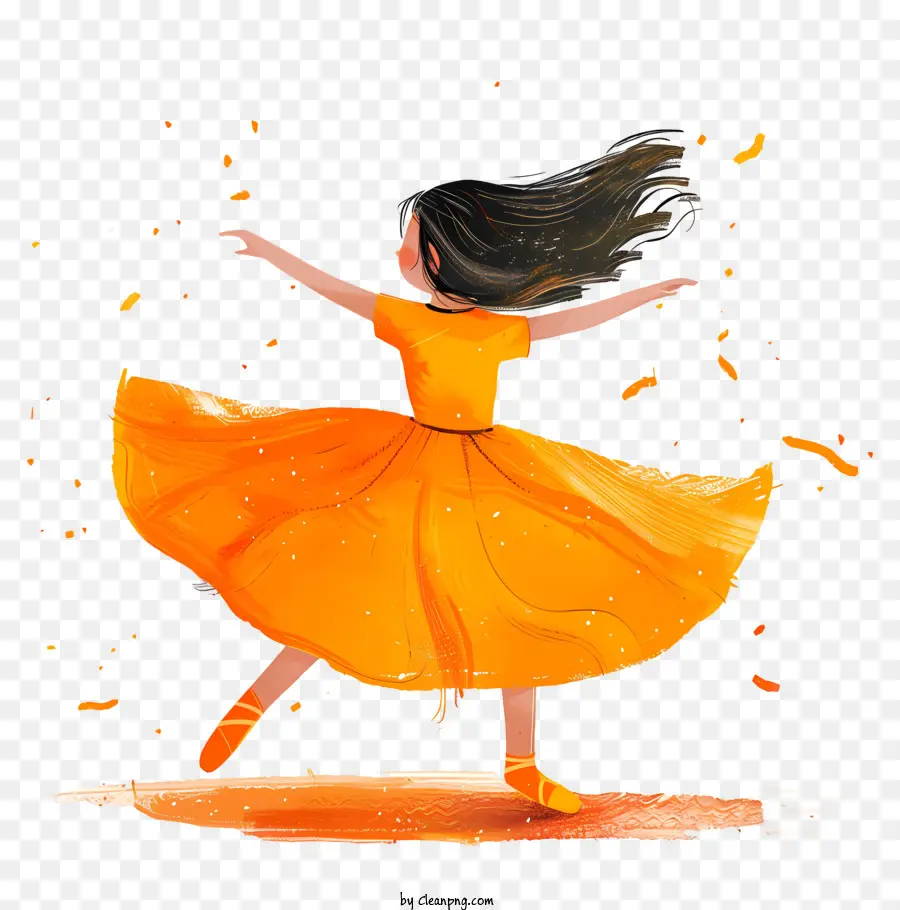 Niña Bailando Ballet，Chica Bailando PNG