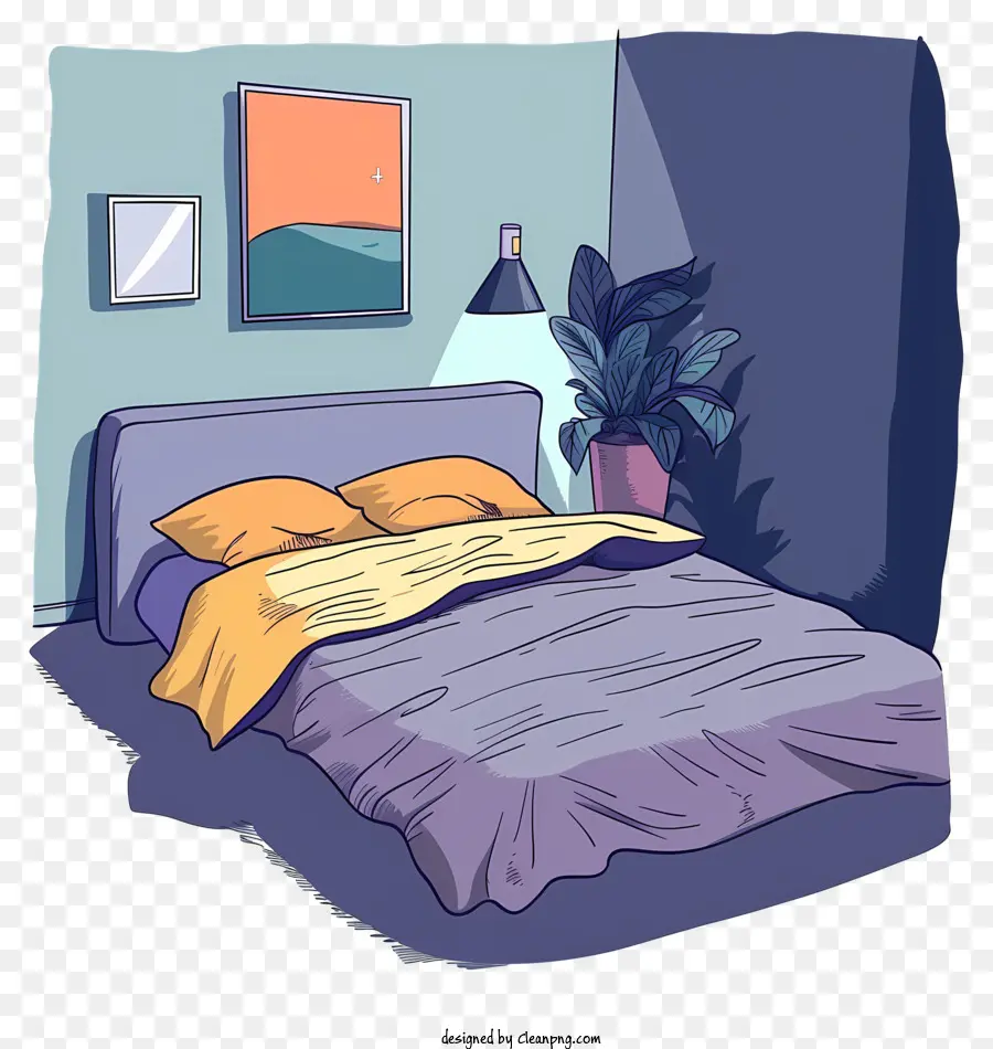 Caricatura De Dormitorio，Decoración Del Dormitorio PNG