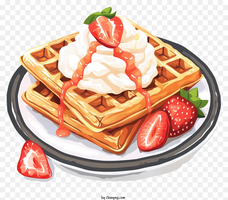 Waffle Día，Waffle PNG