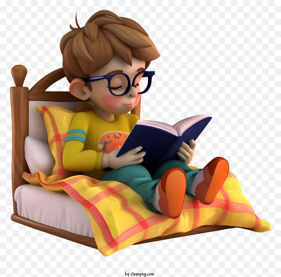 Cuentos Para Niños Antes De Dormir，Niño Leyendo Libro PNG