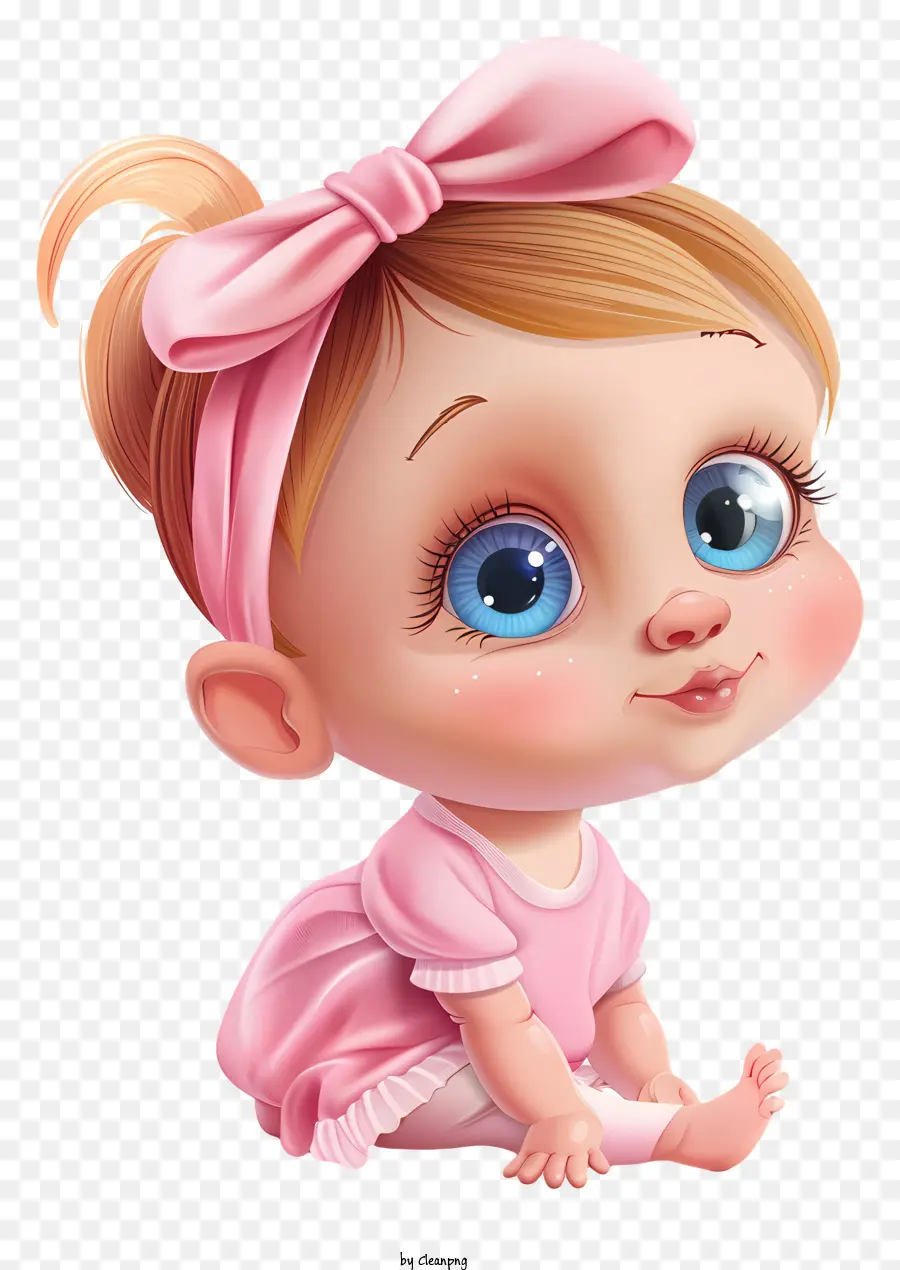 Bebé Niña，Personaje De Dibujos Animados PNG