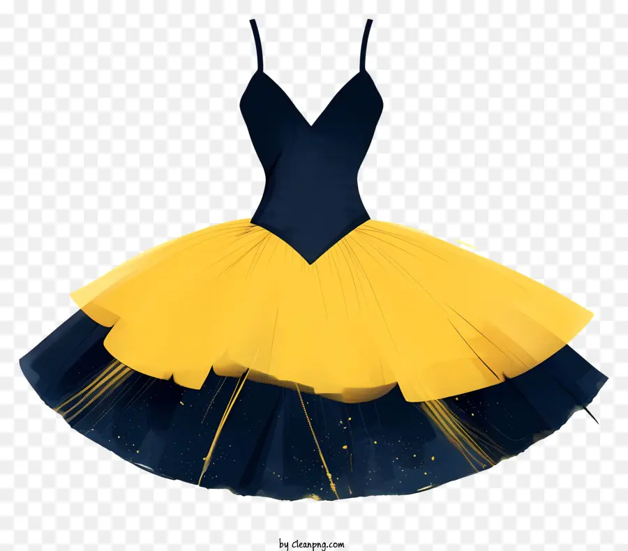 Vestido De Ballet Tutu，Tutú Amarillo PNG