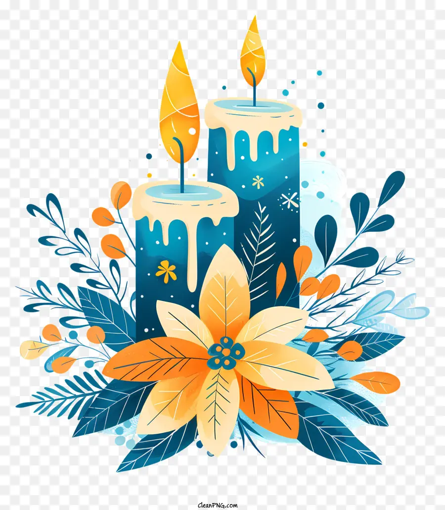 Velas De Navidad，Velas PNG