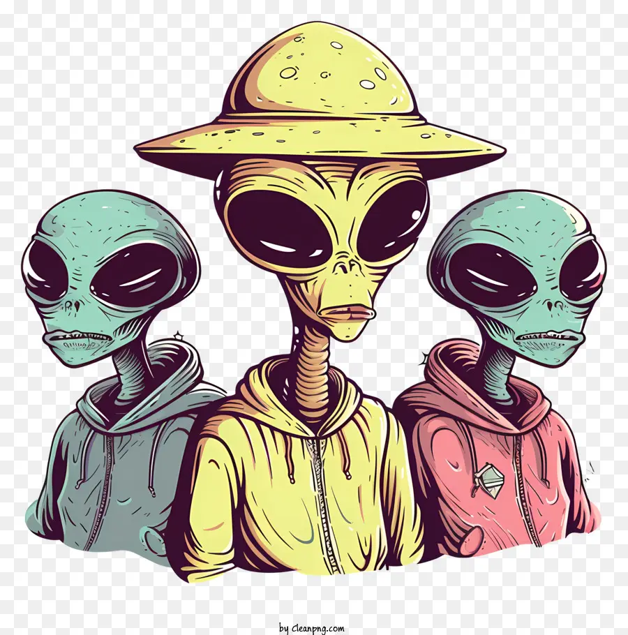 Dibujos Animados De Extraterrestres，Extraterrestres PNG