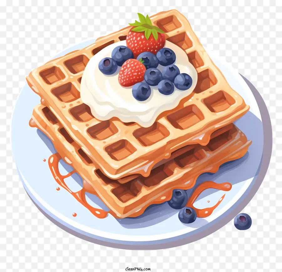 Waffle Día，Waffles PNG