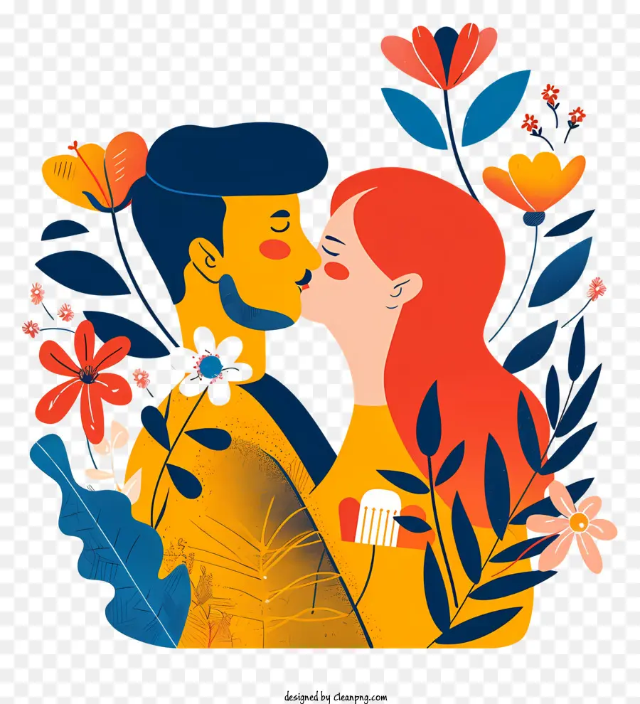 Par Beso，El Amor PNG